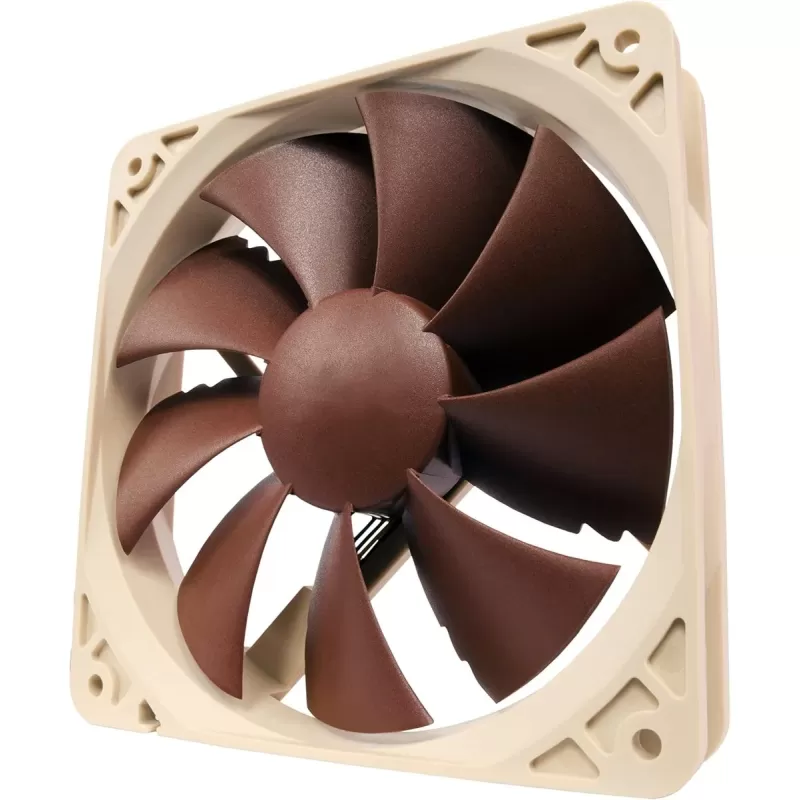 מאוורר למארז Noctua NF-P12 120mm צבע חום מצב:משומש