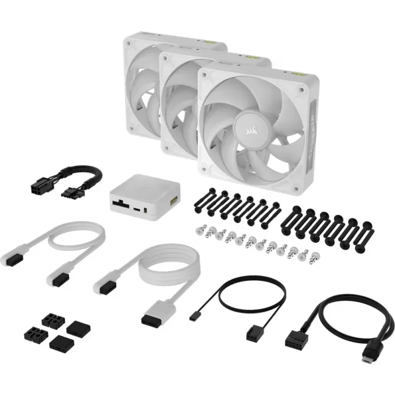 Case Fan Corsair iCUE LINK RX120 MAX RGB 120mm Color:white