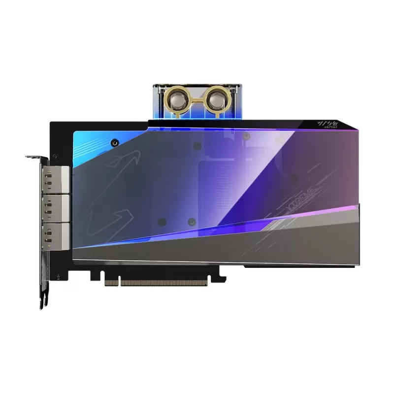Video Card Gigabyte AORUS GeForce RTX 3080 XTREME WATERFORCE WB 10G LHR GV-N3080AORUSX WB-10GD (rev. 2.0) - official importer