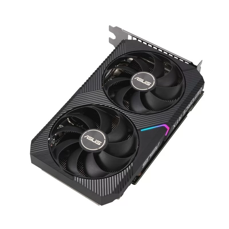 כרטיס מסך Asus DUAL GeForce RTX 3060 Ti V2 MINI 8GB GDDR6 with LHR DUAL-RTX3060TI-8G-MINI-V2