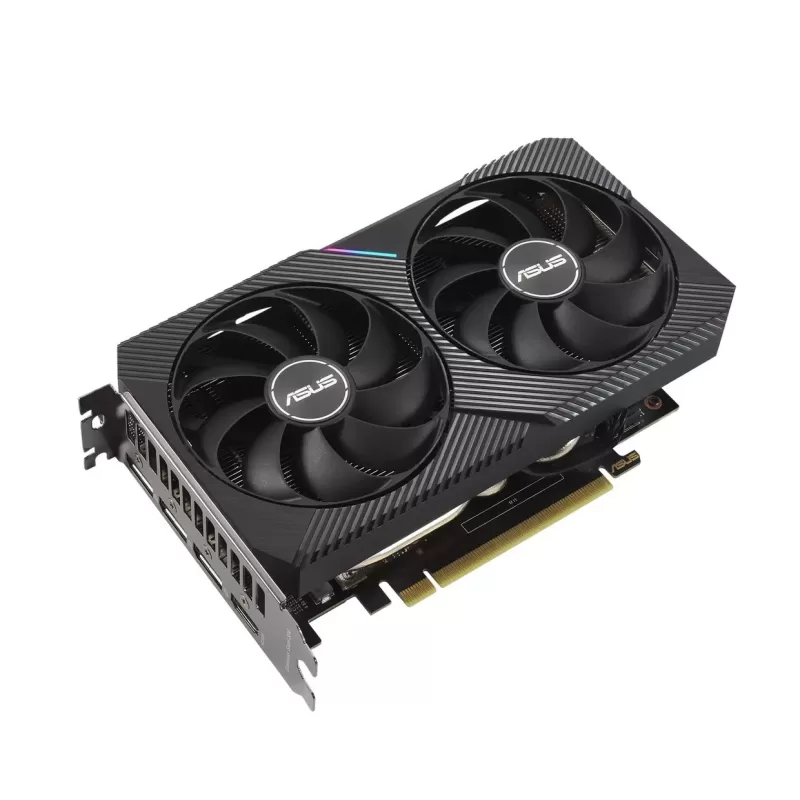 Video Card Asus DUAL GeForce RTX 3060 Ti V2 MINI OC Edition DUAL-RTX3060TI-O8G-MINI-V2