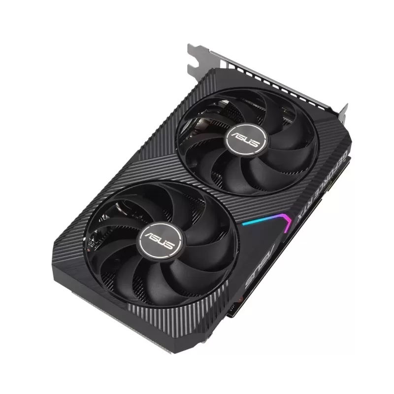 Video Card Asus DUAL GeForce RTX 3060 Ti V2 MINI OC Edition DUAL-RTX3060TI-O8G-MINI-V2