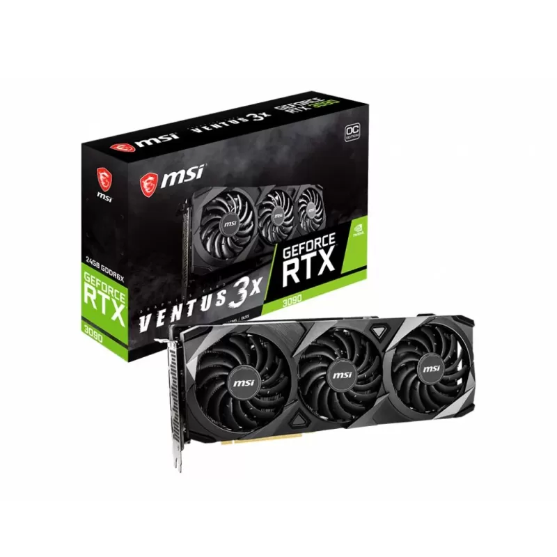 Video Card MSI GeForce RTX 3090 VENTUS 3X 24G OC 912-V388-018