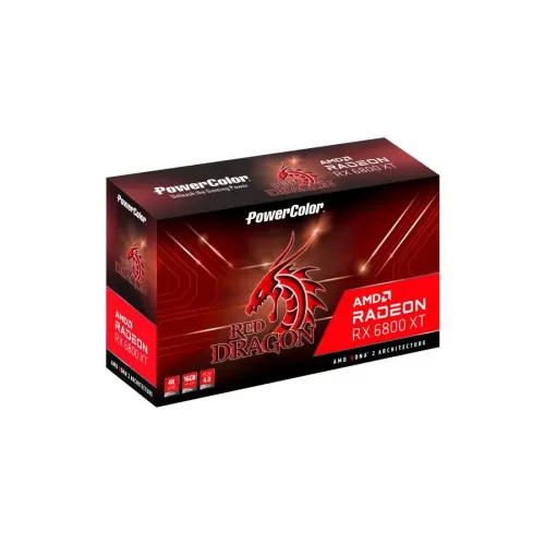 כרטיס מסך PowerColor Red Dragon AMD Radeon RX 6800 XT 16GB GDDR6 AXRX6800XT16GBD63DHROC
