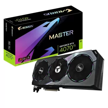 כרטיס מסך Gigabyte AORUS GeForce RTX 4070 Ti MASTER 12G GV-N407TAORUS M-12GD - יבואן רשמי