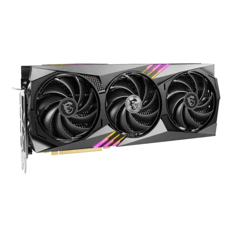 כרטיס מסך MSI GeForce RTX 4070 GAMING X TRIO 12G NVIDIA GeForce RTX 4070 כרטיס מסך MSI GeForce RTX 4070 GAMING X TRIO 12G NVIDIA GeForce RTX 4070