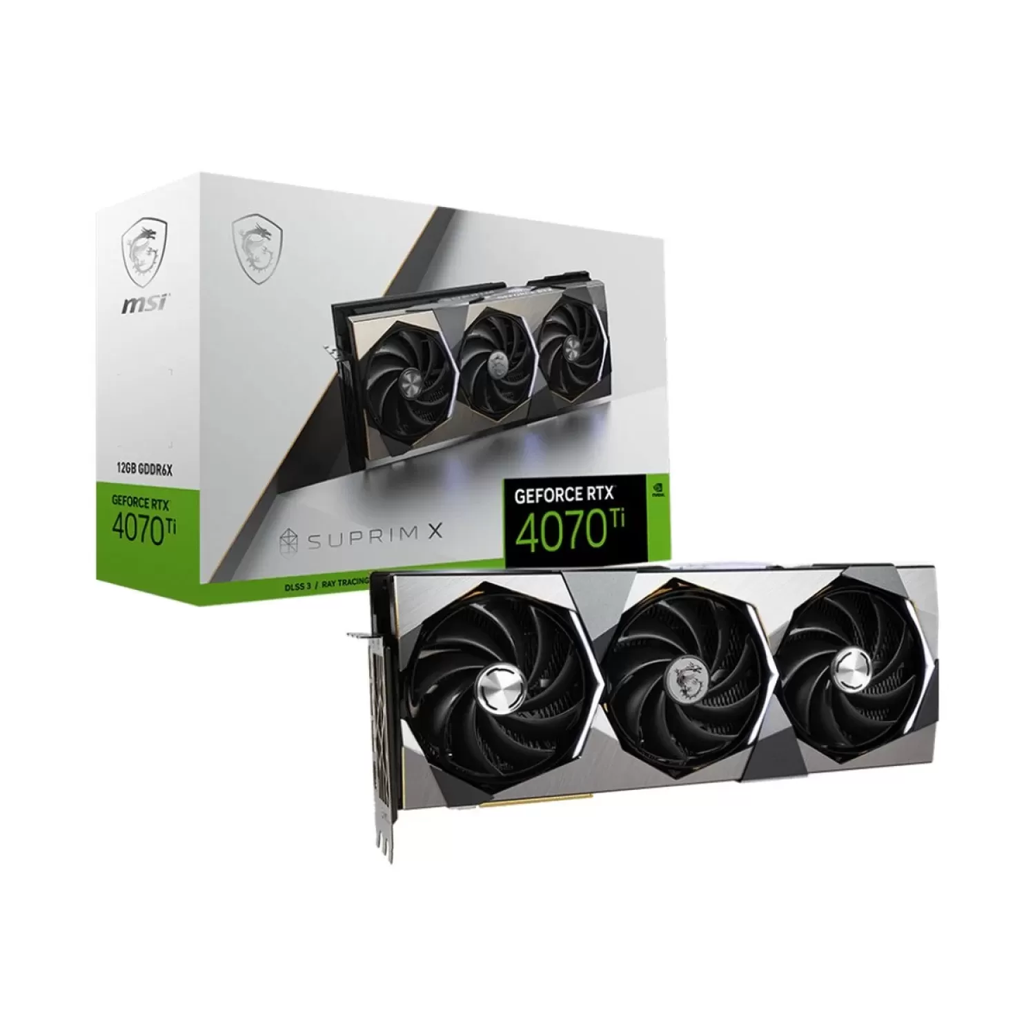 Video Card MSI GeForce RTX 4070 Ti SUPRIM X 12G NVIDIA GeForce RTX 4070 Ti