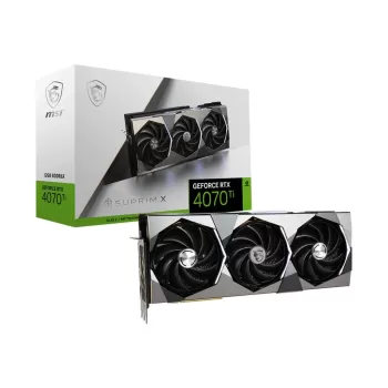 כרטיס מסך MSI GeForce RTX 4070 Ti SUPRIM X 12G NVIDIA GeForce RTX 4070 Ti כרטיס מסך MSI GeForce RTX 4070 Ti SUPRIM X 12G NVIDIA GeForce RTX 4070 Ti