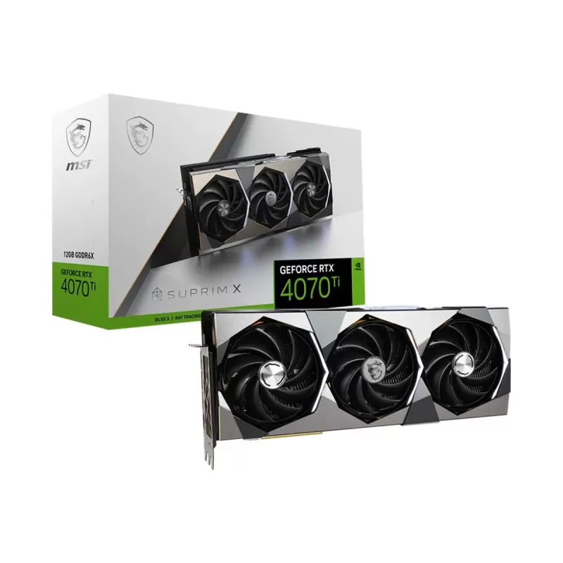 Video Card MSI GeForce RTX 4070 Ti SUPRIM X 12G NVIDIA GeForce RTX 4070 Ti
