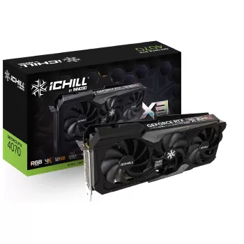 Video Card Inno3D GEFORCE RTX 4070 ICHILL X3 C40703-126XX-186148H
