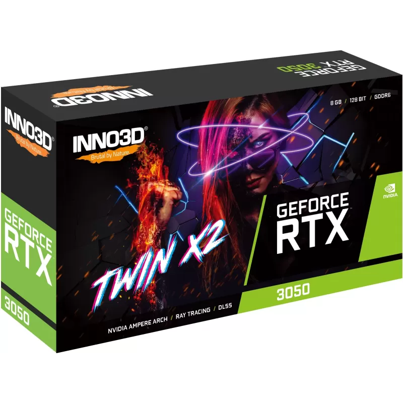 Video Card Inno3D GEFORCE RTX 3050 TWIN X2 N30502-08D6-1711VA41