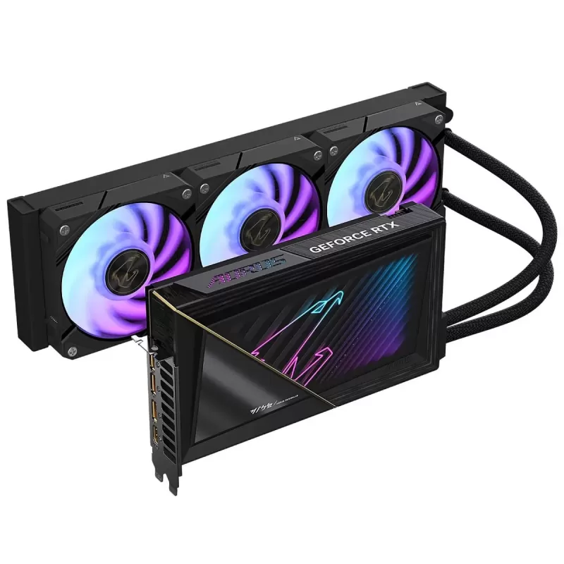 Video Card Gigabyte AORUS GeForce RTX 5090 XTREME WATERFORCE 32G GV-N5090AORUSX