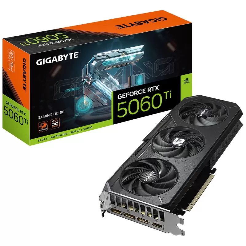כרטיס מסך Gigabyte GeForce RTX 5060 Ti GAMING GV-N506TGAMING OC-8GD