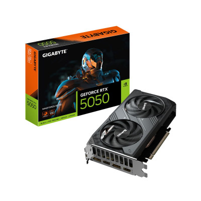 Video Card Gigabyte GeForce RTX 5050 WINDFORCE OC 8G GV-N5050WF2OC-8GD
