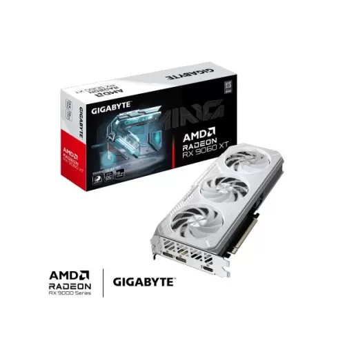 כרטיס מסך Gigabyte Radeon RX 9060 XT GAMING OC ICE 16G GV-R906XGAMINGOCICE-16GD