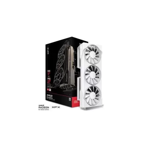 Video Card XFX Swift Radeon RX 9070 XT Triple Fan Gaming Edition white RX-97TSWF3W9