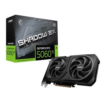 כרטיס מסך MSI RTX 5060 Ti 16G SHADOW 2X OC PLUS