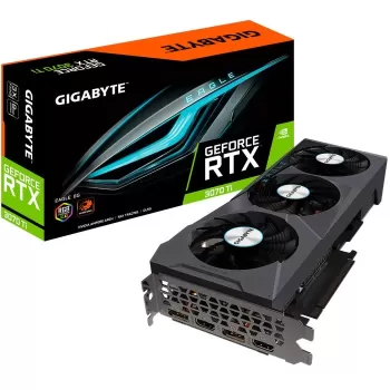 כרטיס מסך Gigabyte GeForce RTX 3070 Ti EAGLE 8G GV-N307TEAGLE-8GD - יבואן רשמי