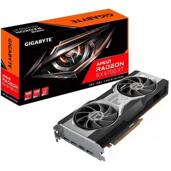 Video Card Gigabyte Radeon RX 6700 XT 12G GV-R67XT-12GD-B - official importer