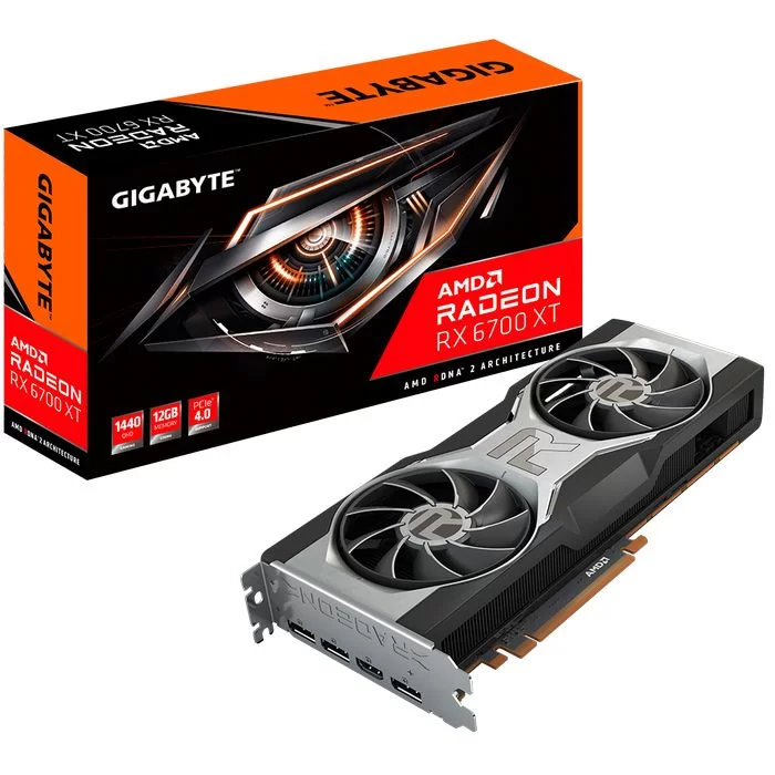 כרטיס מסך Gigabyte Radeon RX 6700 XT 12G GV-R67XT-12GD-B - יבואן רשמי