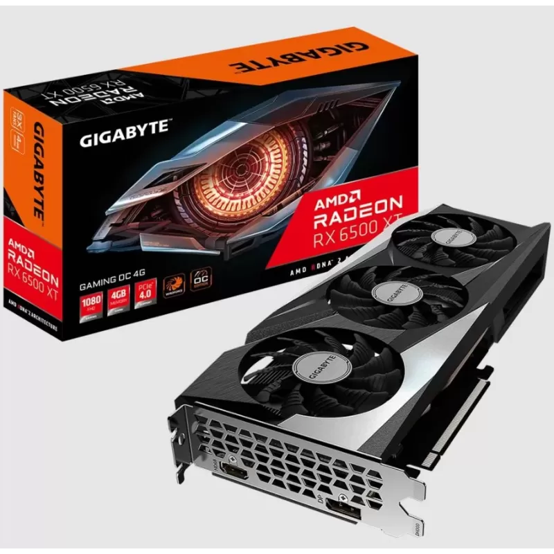 כרטיס מסך Gigabyte Radeon RX 6500 XT GAMING OC 4G GV-R65XTGAMING OC-4GD