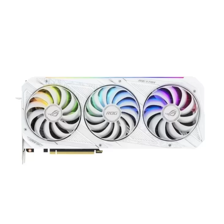 ВидеоКарта Asus ROG Strix GeForce RTX 3080 V2 White OC Edition 10GB GDDR6X with LHR ROG-STRIX-RTX3080-O10G WHITE-V2