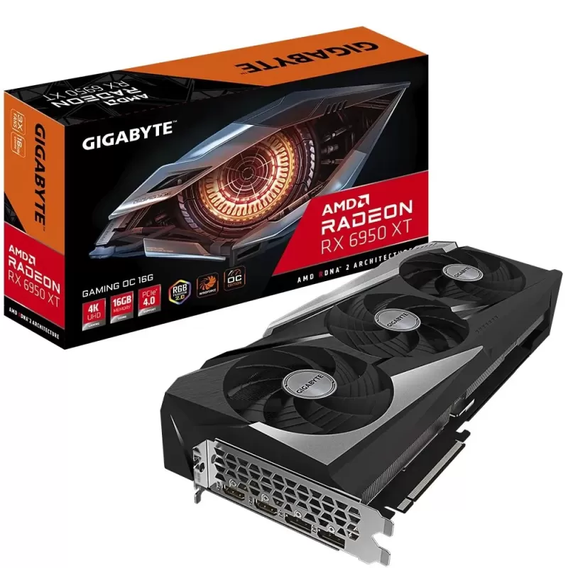 Video Card Gigabyte Radeon RX 6950 XT GAMING OC 16G GV-R695XTGAMING OC-16GD - official importer