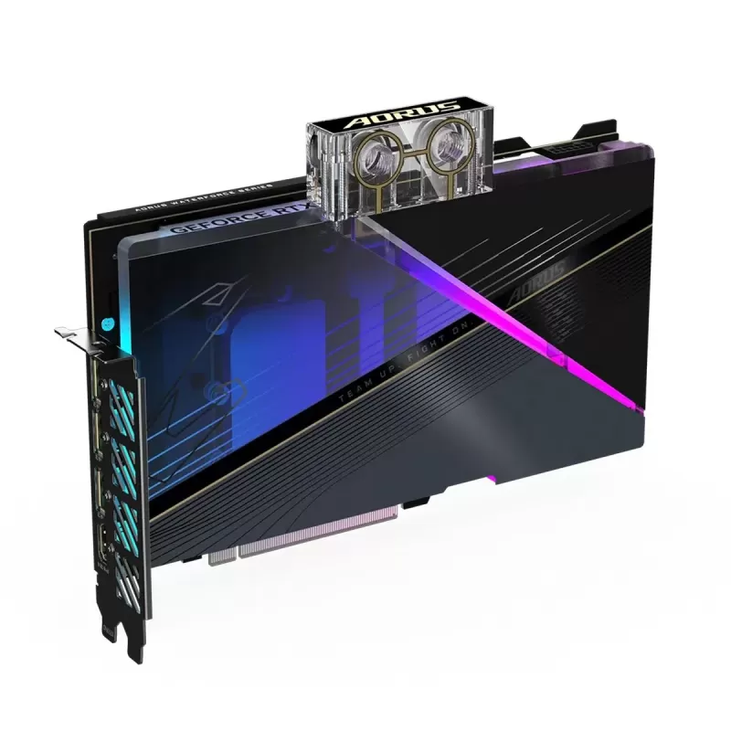 Video Card Gigabyte AORUS GeForce RTX 4080 16GB XTREME WATERFORCE WB GV-N4080AORUSX WB-16GD