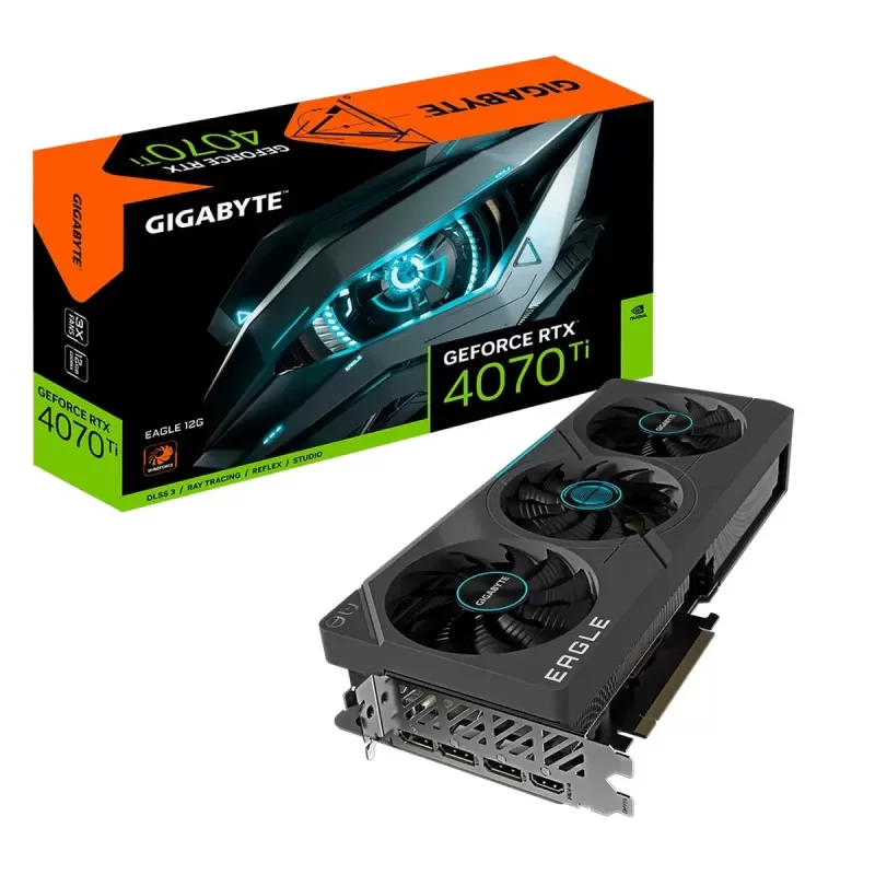 כרטיס מסך Gigabyte GeForce RTX 4070 Ti EAGLE 12G GV-N407TEAGLE 12GD
