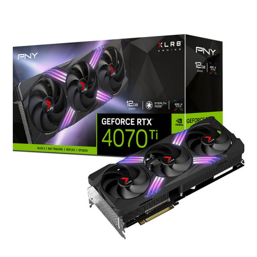 ВидеоКарта PNY GeForce RTX 4070 Ti 12GB XLR8 Gaming Verto Triple Fan