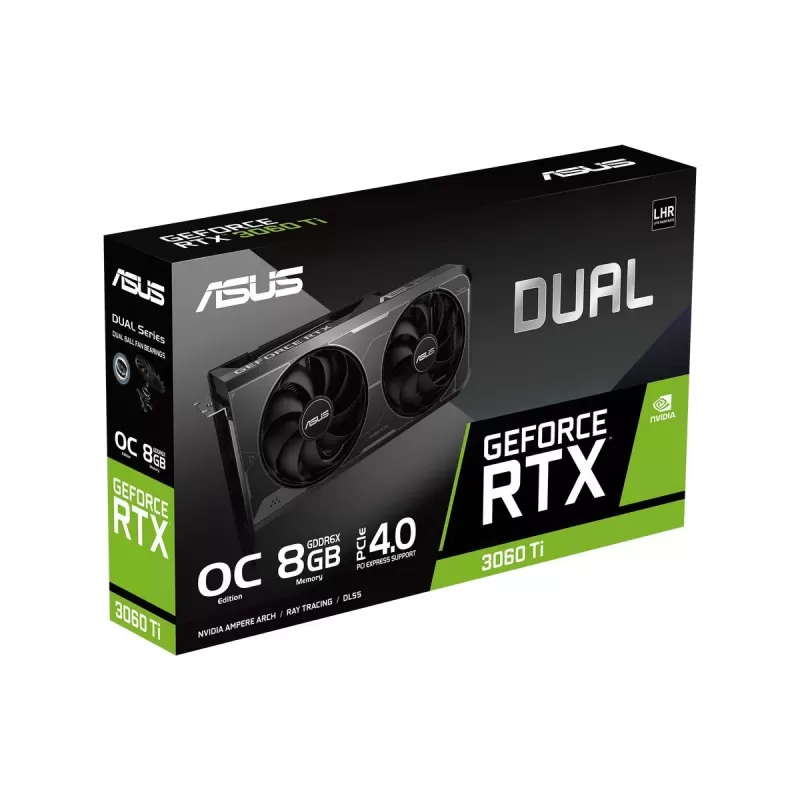 ВидеоКарта Asus Dual GeForce RTX 3060 Ti OC Edition 8GB GDDR6X 90YV0IP0-M0NA00
