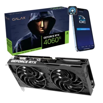 ВидеоКарта Galax GeForce RTX 4060 Ti 8GB 1-Click OC 46ISL8MD8COC