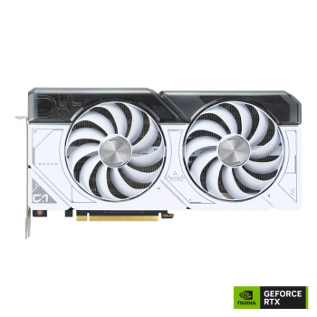 כרטיס מסך Asus Dual GeForce RTX 4070 White OC Edition 12GB GDDR6X כרטיס מסך Asus Dual GeForce RTX 4070 White OC Edition 12GB GDDR6X