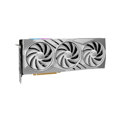 כרטיס מסך MSI GeForce RTX 4070 GAMING X SLIM WHITE 12G NVIDIA GeForce RTX 4070 כרטיס מסך MSI GeForce RTX 4070 GAMING X SLIM WHITE 12G NVIDIA GeForce RTX 4070
