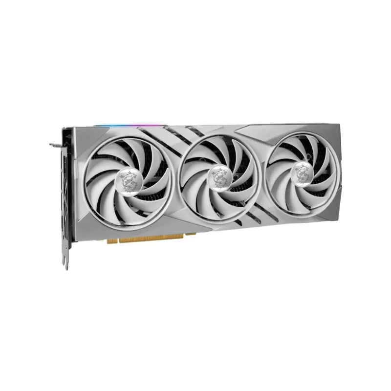 כרטיס מסך MSI GeForce RTX 4070 GAMING X SLIM WHITE 12G NVIDIA GeForce RTX 4070