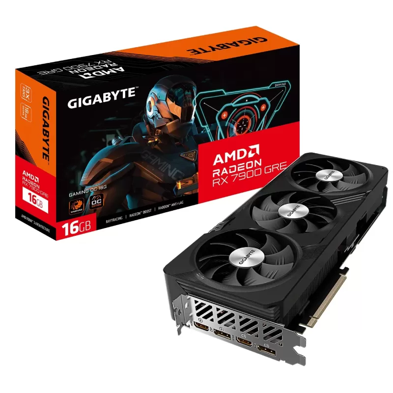 כרטיס מסך Gigabyte Radeon RX 7900 GRE GAMING OC 16G GV-R79GREGAMING OC-16GD