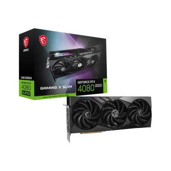 כרטיס מסך MSI GeForce RTX 4080 SUPER 16G GAMING X SLIM NVIDIA GeForce RTX 4080 SUPER כרטיס מסך MSI GeForce RTX 4080 SUPER 16G GAMING X SLIM NVIDIA GeForce RTX 4080 SUPER