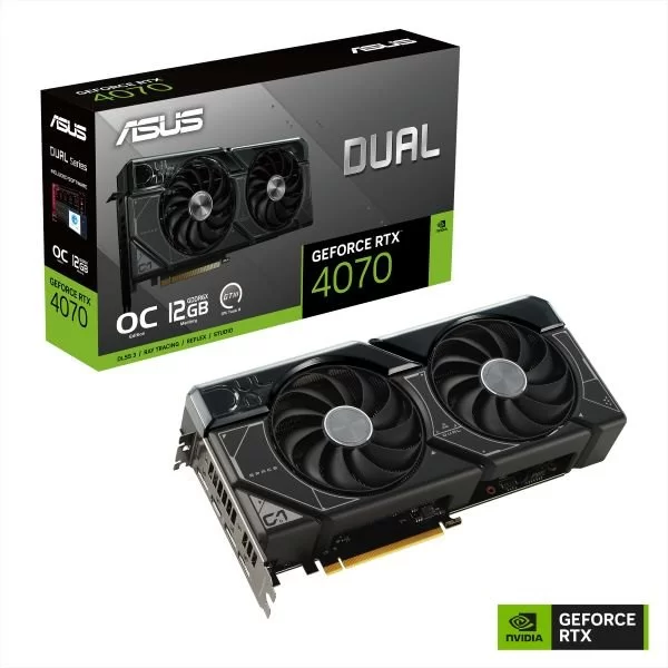 Video Card Asus Dual GeForce RTX 4070 SUPER EVO 12GB GDDR6X 90YV0KC1-M0NA00