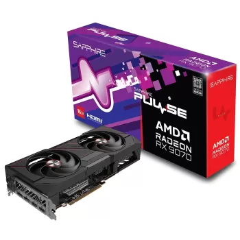 כרטיס מסך Sapphire PULSE RX 9070 GAMING 16GB 11349-03-20G