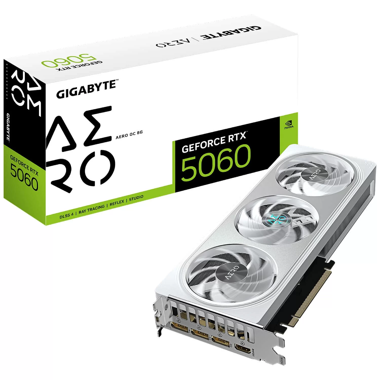ВидеоКарта Gigabyte GeForce RTX 5060 AERO OC 8G GV-N5060AERO OC-8GD
