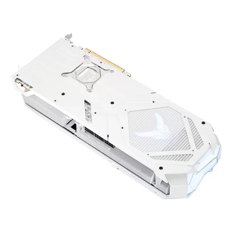 Корпус, мышь и видеокарта PowerColor ALPHYN AM10 + Red Devil Spectral white RX 9070 XT 16GB GDDR6 RX9070XT16G-EOCWHITE