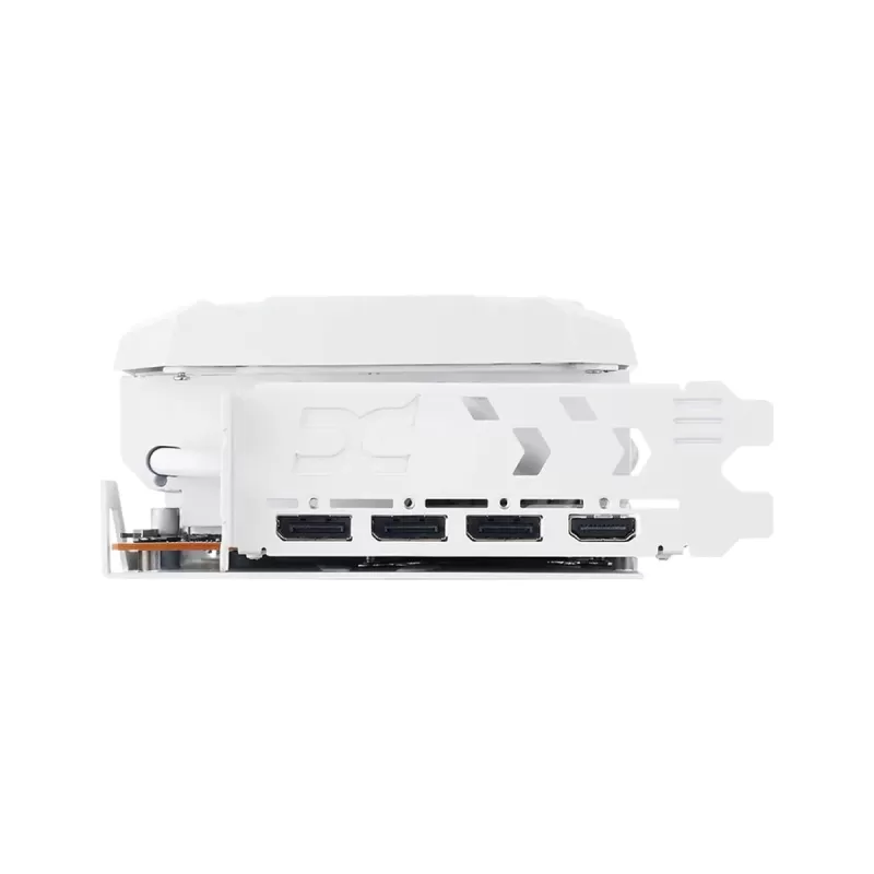 Корпус, мышь и видеокарта PowerColor ALPHYN AM10 + Red Devil Spectral white RX 9070 XT 16GB GDDR6 RX9070XT16G-EOCWHITE