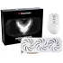 Корпус, мышь и видеокарта PowerColor ALPHYN AM10 + Red Devil Spectral white RX 9070 XT 16GB GDDR6 RX9070XT16G-EOCWHITE