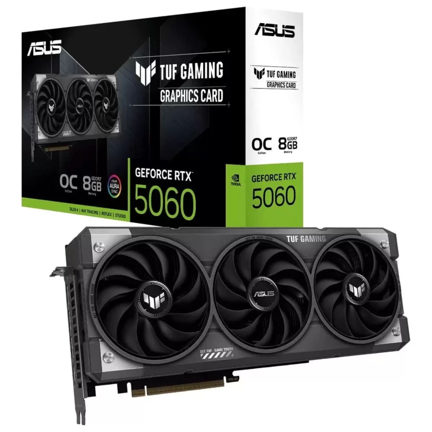 ВидеоКарта Asus TUF Gaming GeForce RTX 5060 8GB GDDR7 OC Edition 90YV0N00-M0NA00
