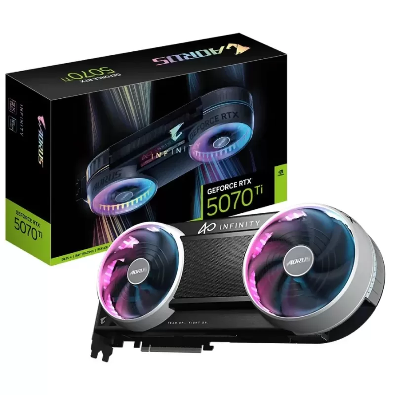 Video Card Gigabyte RTX 5070 Ti AORUS INFINITY 16GB N507TAORUSIF16GD Video Card Gigabyte RTX 5070 Ti AORUS INFINITY 16GB N507TAORUSIF16GD