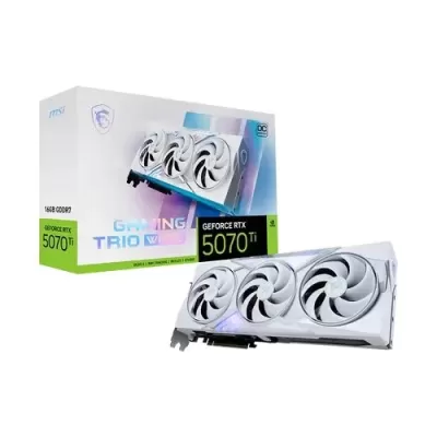 כרטיס מסך MSI RTX 5070 Ti 16G GAMING TRIO OC לבן