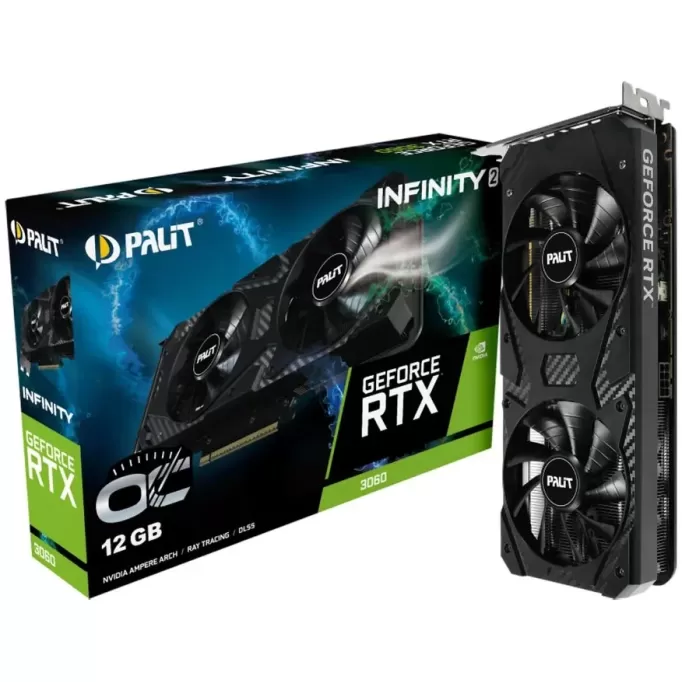 Video Card Palit RTX 3060 Infinity 2 OC 12GB NE63060U19K9-PG190L