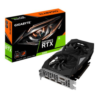 כרטיס מסך Gigabyte GeForce RTX 2060 OC 6G GV-N2060OC-6GD