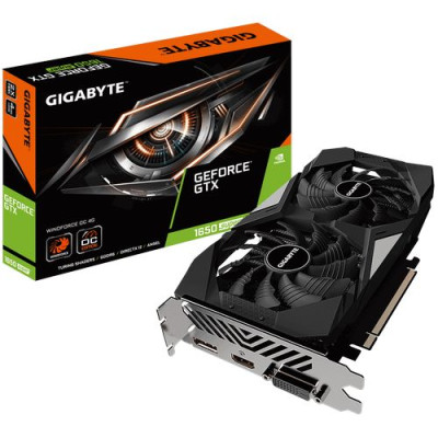 כרטיס מסך Gigabyte GeForce GTX 1650 SUPER WINDFORCE OC 4G GV-N165SWF2OC-4GD כרטיס מסך Gigabyte GeForce GTX 1650 SUPER WINDFORCE OC 4G GV-N165SWF2OC-4GD