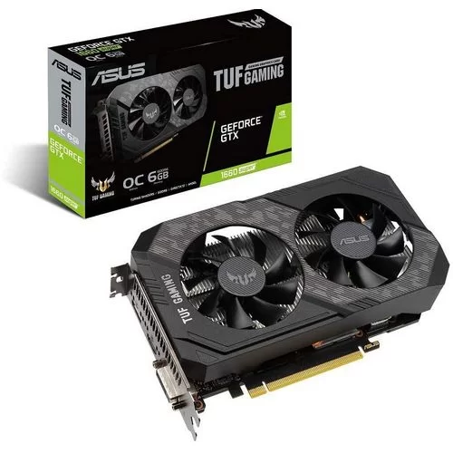 ВидеоКарта Asus TUF Gaming GeForce GTX 1660 SUPER OC Edition 6GB GDDR6 TUF-GTX1660S-O6G-GAMING ВидеоКарта Asus TUF Gaming GeForce GTX 1660 SUPER OC Edition 6GB GDDR6 TUF-GTX1660S-O6G-GAMING